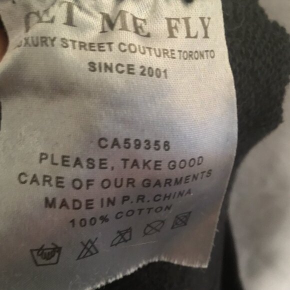 Get Me Fly Sweatshirt with Japanese Koi Graphic Size 44 - Picture 7 of 7